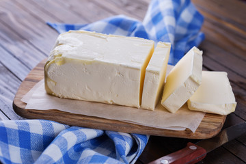 Fresh organic butter