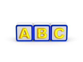 ABC alphabet.