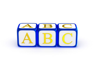 ABC alphabet.