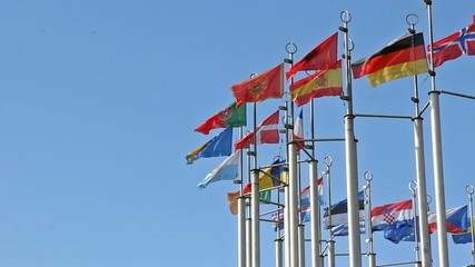 European flags