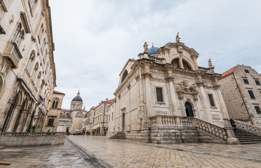 Obraz premium クロアチア ドゥブロヴニク 聖ヴラホ教会 Dubrovnik Croatia