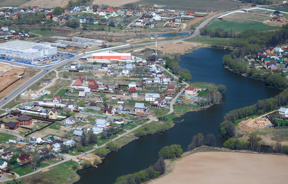Village, view from the sky