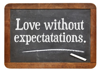 Fototapeta premium love without expectations