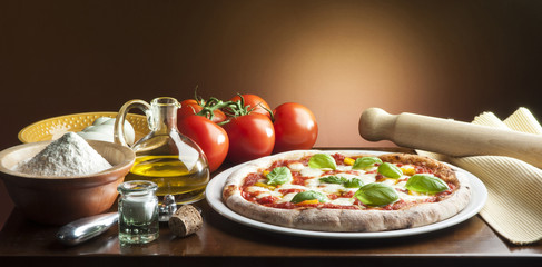 Pizza on the table