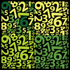 Background With Numbers