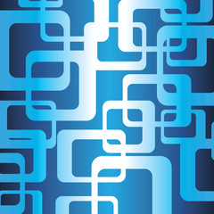 Squares On Blue Background