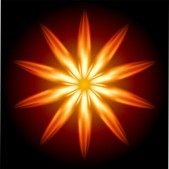 Spiral ray Burst dark red Background