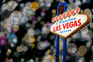Foto op Plexiglas Welkom bij Las Vegas Sign © somchaij