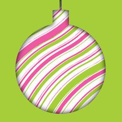 Neon Christmas Ornament