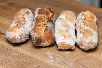 Bread-French baguettes