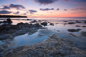 Obraz premium Rocky coast in southern Crete, Greece.