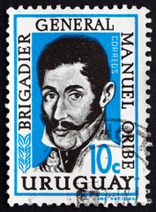 Postage stamp Uruguay 1961 General Manuel Oribe