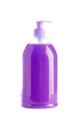 Isolated hand sanitizer soap dispenser on white background