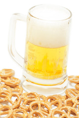 Beer and snack