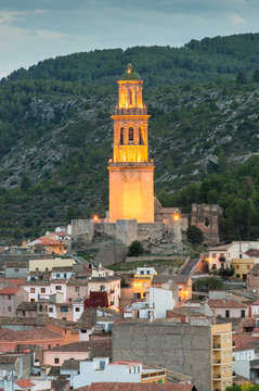 Torre mudejar de la Alcudia. J&eacute;rica. Castell&oacute;n. Espa&ntilde;a