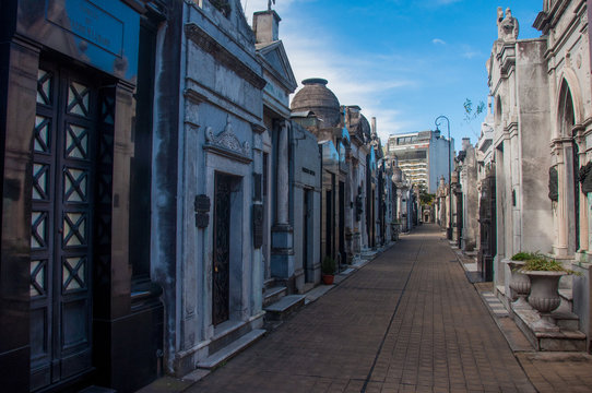 Spectacular La Recoleta cemetery in Buenos Aires, Argentina