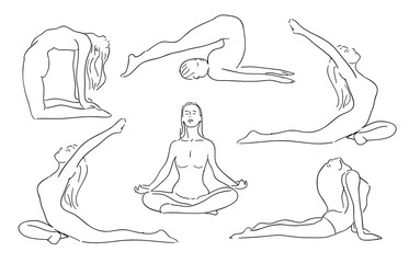Sketch Yoga Poses