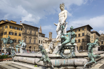 Fototapeta na wymiar Florence fountain