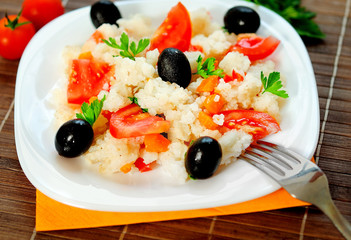 Risotto with vegetable