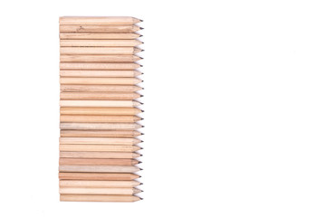 concept abstract background from pencils with space for text or