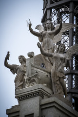 Fototapeta na wymiar angels, Spanish city of Valencia, Mediterranean architecture