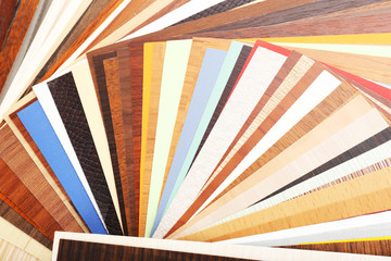 Color palette for furniture close-up