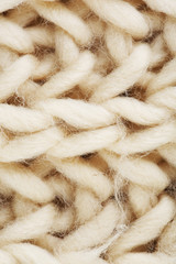 Wool rope close-up background