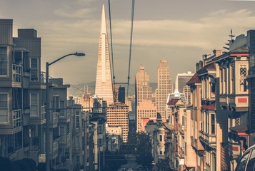 Fototapety  Pejzaż miejski w San Francisco