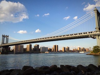 New York Dumbo East river Manhattan Bridge