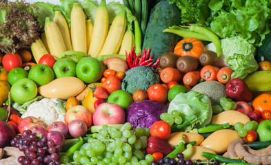 Fruits and Vegetables for healthy