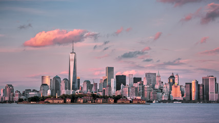 Fototapeta premium Downtown at dusk