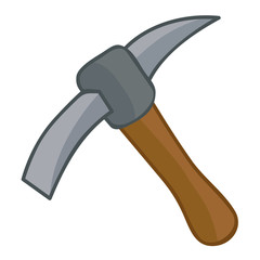 pick axe isolated illustration