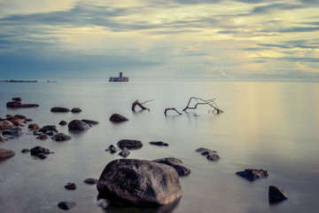 Krajobraz Morski, morze, wybrzeże © janmiko