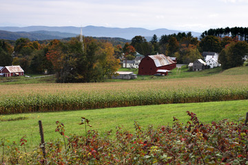 Plakat Vermont, USA..