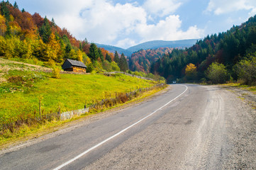 Naklejka premium Autumn landscape
