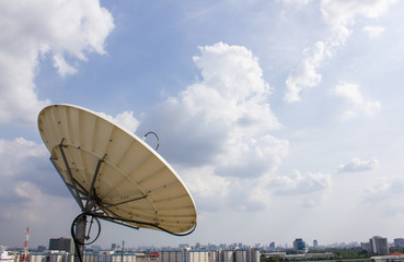 Satellite Dish for Telecommunications