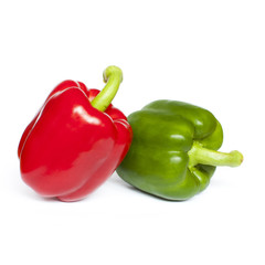 Poivrons rouge et vert