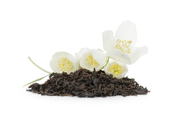 tea with jasmine flowers