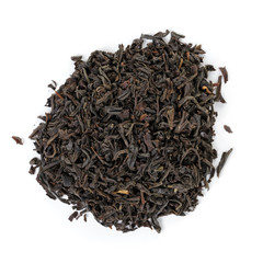heap of black dry tea