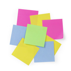 bunch of sticky note reminders