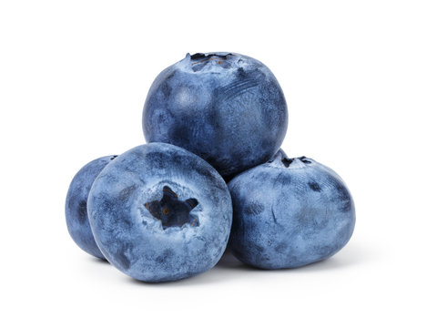 big ripe blueberries
