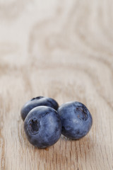organic ripe blueberries