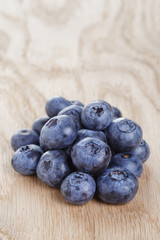 organic ripe blueberries