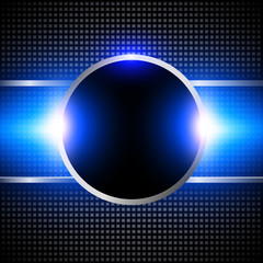 Abstract background with glowing neon lights