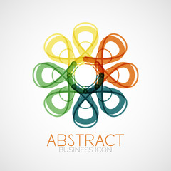 Symmetric abstract geometric shape