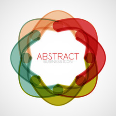 Symmetric abstract geometric shape