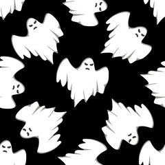 Halloween seamless background pattern