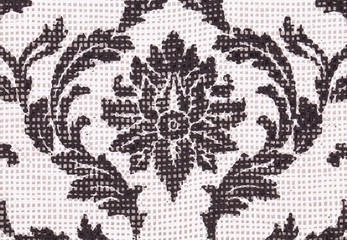 Abstract black and white pattern.