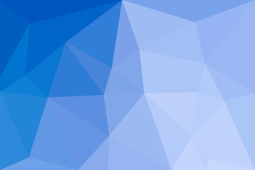 Abstract triangular geometric blue background