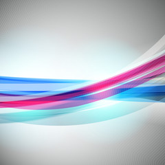 Abstract vector colorful wave background